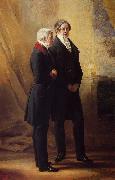 Franz Xaver Winterhalter Arthur Wellesley, 1st Duke of Wellington with Sir Robert Peel Spain oil painting artist